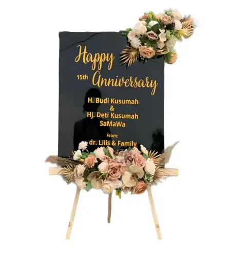 Papan Bunga Akrilik Juwetkenongo